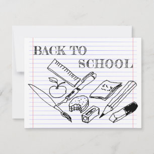 Carte Back to school