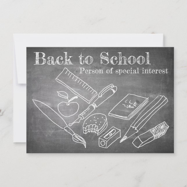 Carte Back to school (Devant)