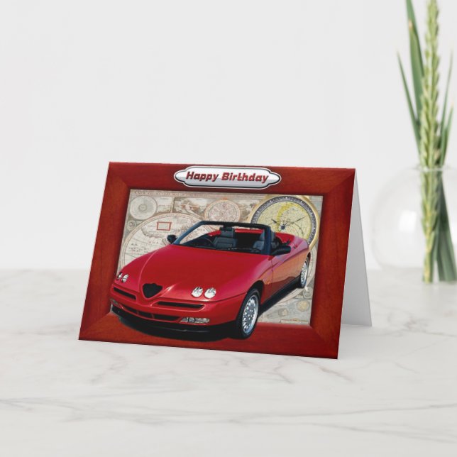 Carte Back to the Future Birthday (Devant)
