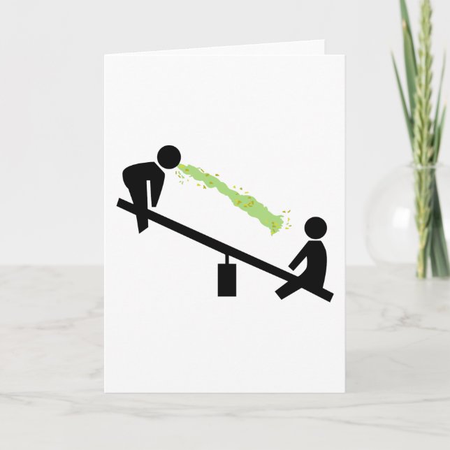 Carte Bad Day sur le terrain de jeu (Devant)