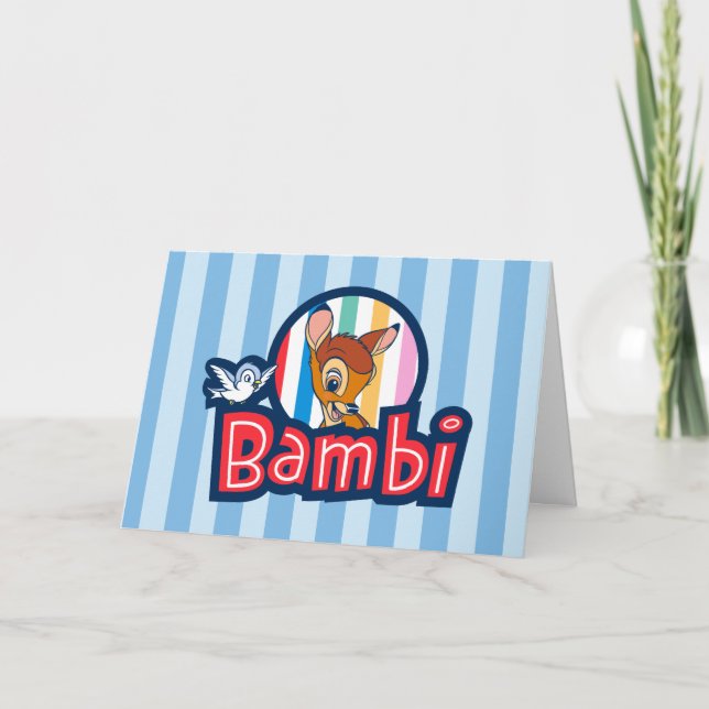 Carte Badge bambin rayé (Devant)