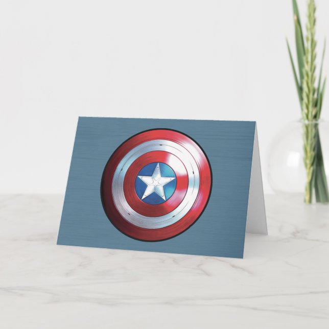Carte Badge Captain America Shield (Devant)