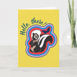 Carte Badge de fleurs et papillons Bambi