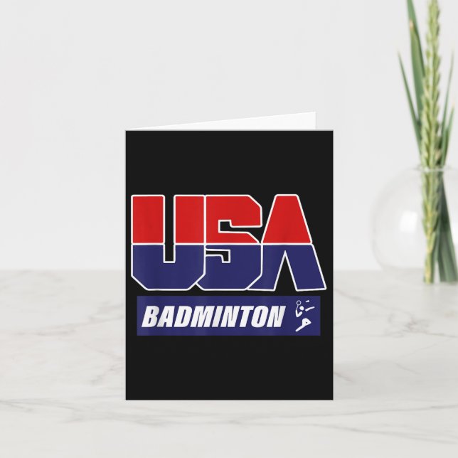 Carte Badminton 2021 États-Unis (Devant)