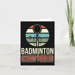 Carte Badminton Est La Science Des Raquettes