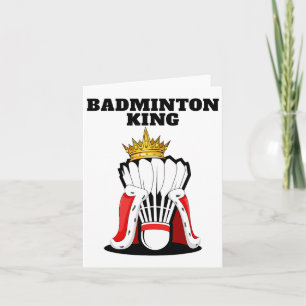Carte Badminton King Mens Badminton Player Shirt Boys Ba