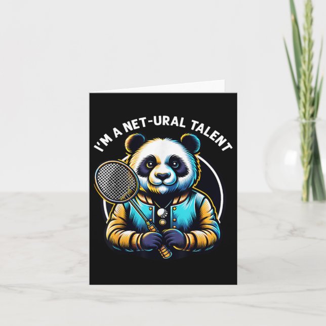 Carte Badminton Player Pun Shutting Netural Talent Badmi (Devant)