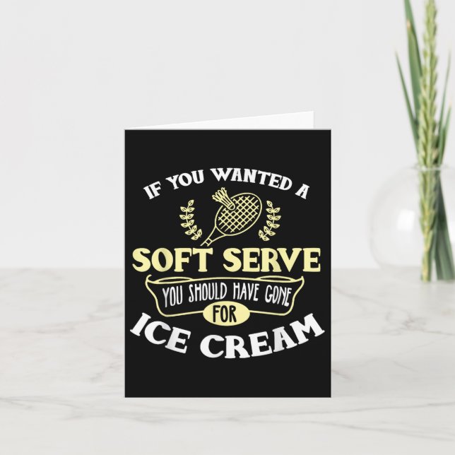 Carte Badminton Shirt Joke Soft Sert Citation Badminton  (Devant)
