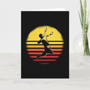 Carte Badminton vintage