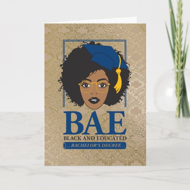 Carte BAE Black et baccalauréat instruit (Devant)