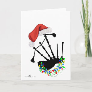 Carte Bagnons écossais de Noël