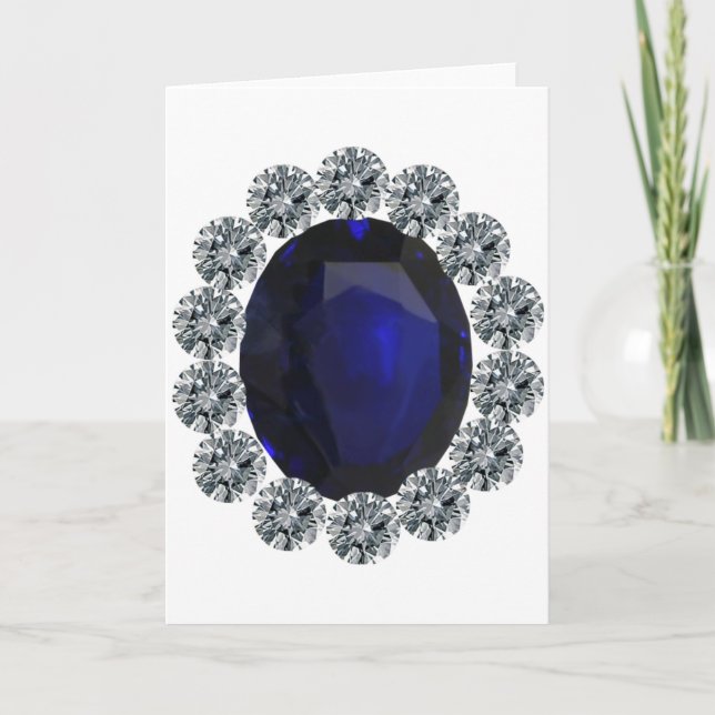 Carte Bague de fiançailles de Madame Diana (Devant)
