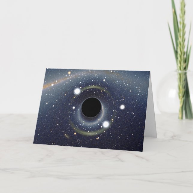 Carte Bague noire Einstein NASA (Devant)