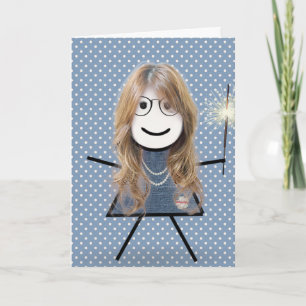 Carte Baguette de la Fête des Mères avec Sparkler