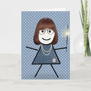 Carte Baguette de la Fête des Mères avec Sparkler