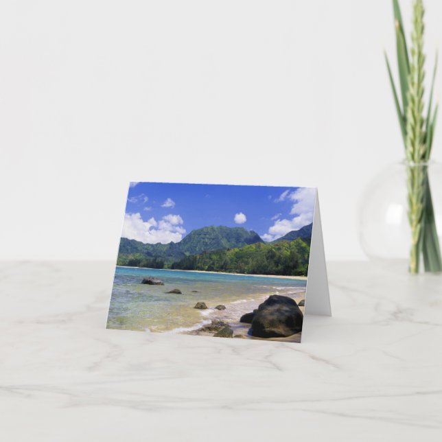 Carte Baie de Hanalei, Kauai (Devant)