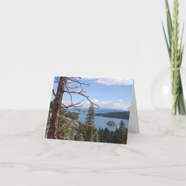 Carte Baie verte, le lac Tahoe (Devant)