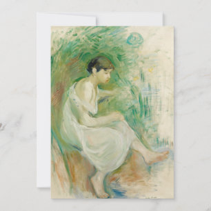 Carte Baigneuse en Chemise   Berthe Morisot