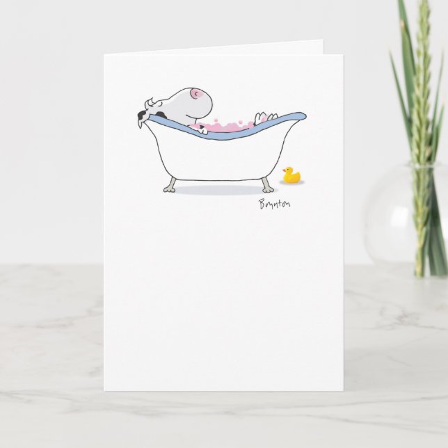 CARTE BAIN À BULLE (Devant)