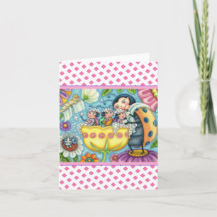 CARTE BAIN À BULLE DE LA MÈRE ET ENFANTS, BAIN À BULLE D
