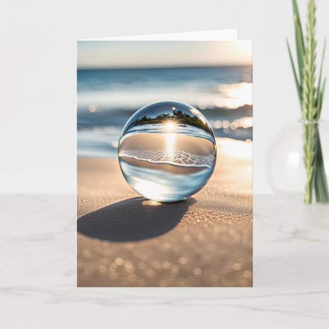 Carte Bal De Lens Anniversaire Sur La Plage (Devant)