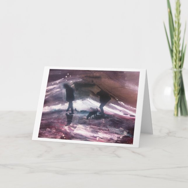 Carte Balade au bord des vagues (Devant)