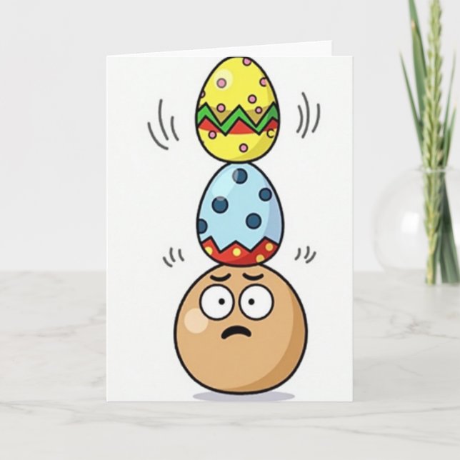 Carte Balancing Act Animated Fun Card (Devant)
