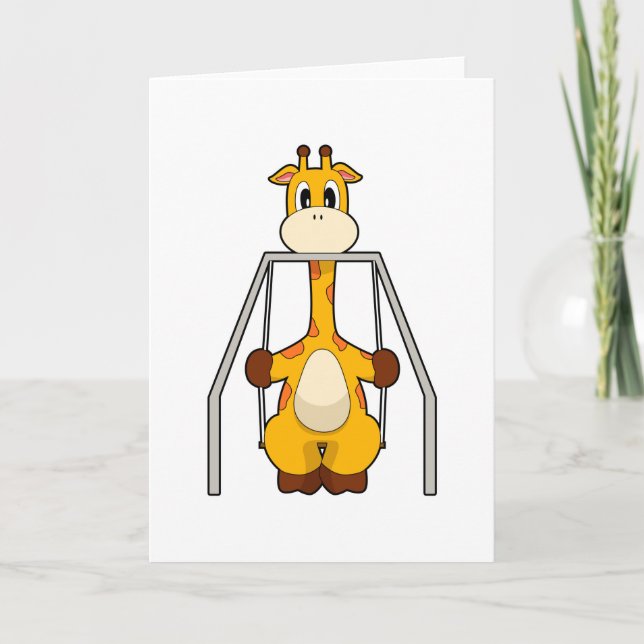 Carte Balançoire de girafe (Devant)