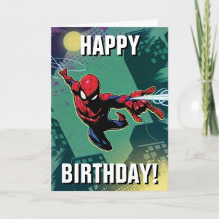 Carte Balayage Web Spider-Man d'en haut