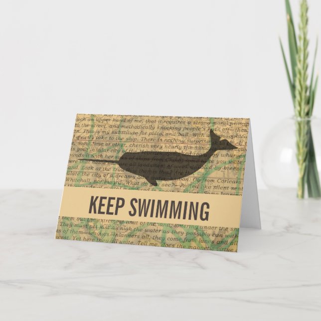 Carte Baleine antique Nautique : Vie maritime Vintage (Devant)