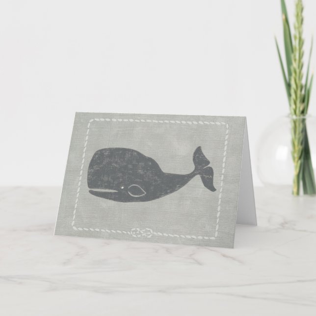 Carte Baleine grise marine (Devant)