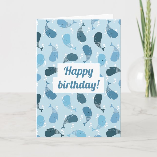 Carte Baleines (Devant)