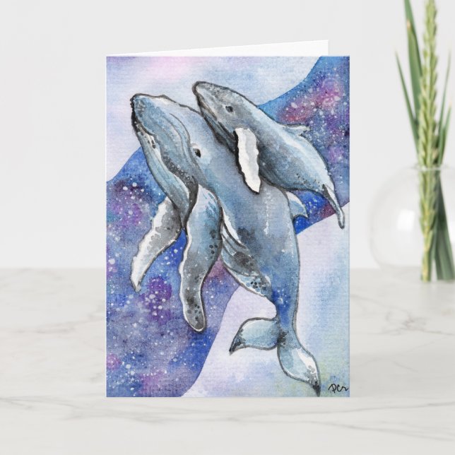 Carte Baleines dans Star River (Devant)
