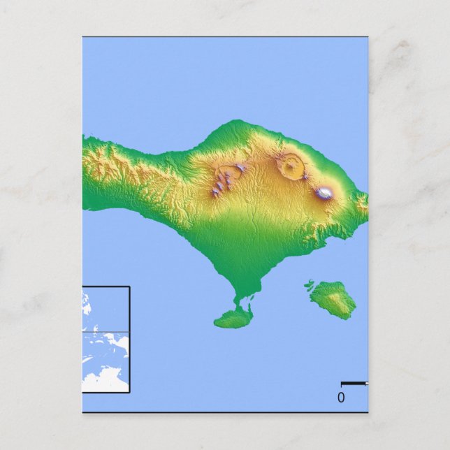 Carte Bali (Devant)