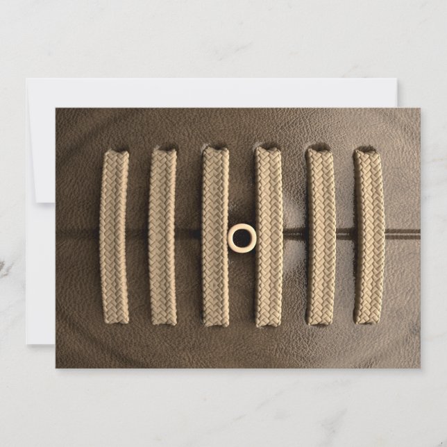 Carte Balle de rugby classique (Devant)