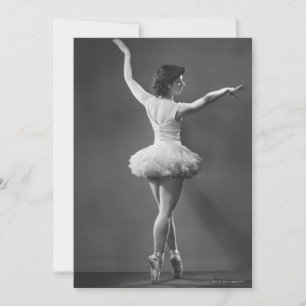Carte Ballerina à Tutu