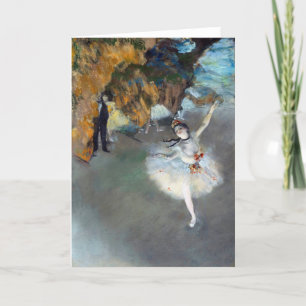 Carte Ballet - l'etoile - Edgar Degas - 1878