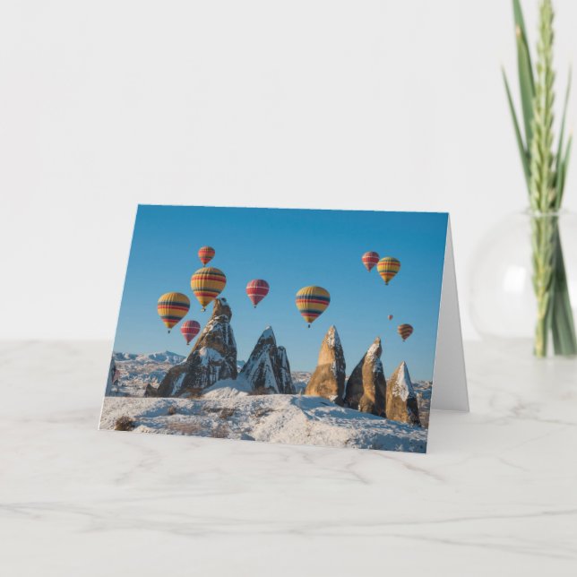 Carte Ballon à air chaud en Cappadoce (Devant)