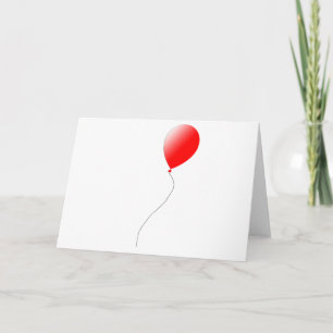 Carte Ballon Rouge