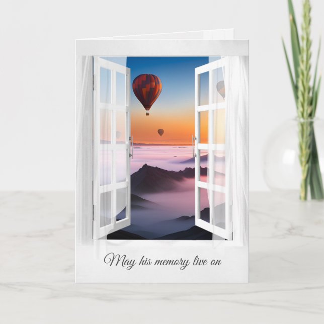 Carte Ballons à air chaud dans la sympathie de la Mist M (Devant)