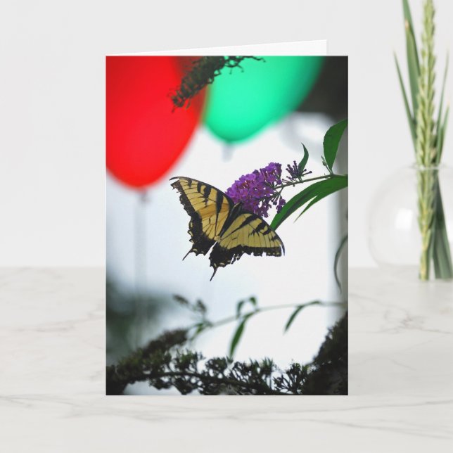 Carte Ballons Birthday (Devant)