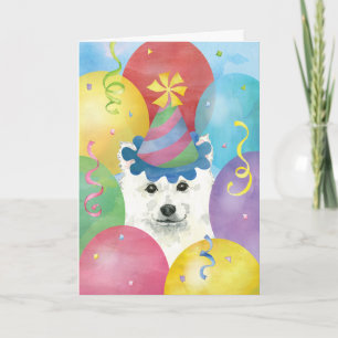 Carte Ballons d'anniversaire Eskie