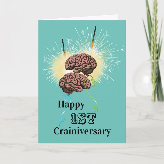 Carte Ballons de cerveau scintillants (Devant)