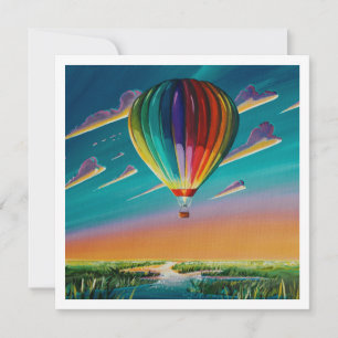 Carte Ballons de montée et de brillance - Mini impressio