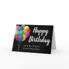 Ballons personnalisés pour l'anniversaire d'affair