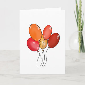 Carte Ballons vibes heureuses