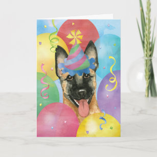 Cartes Belge Malinois D Anniversaire Zazzle Ca