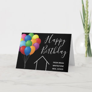Carte Balloons sur mesure pour l'entreprise de biens imm