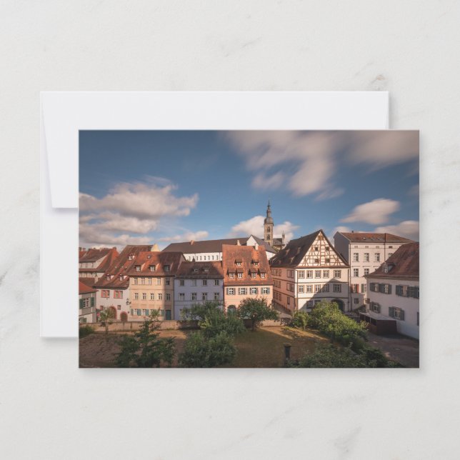 Carte Bamberg Allemagne (Devant)