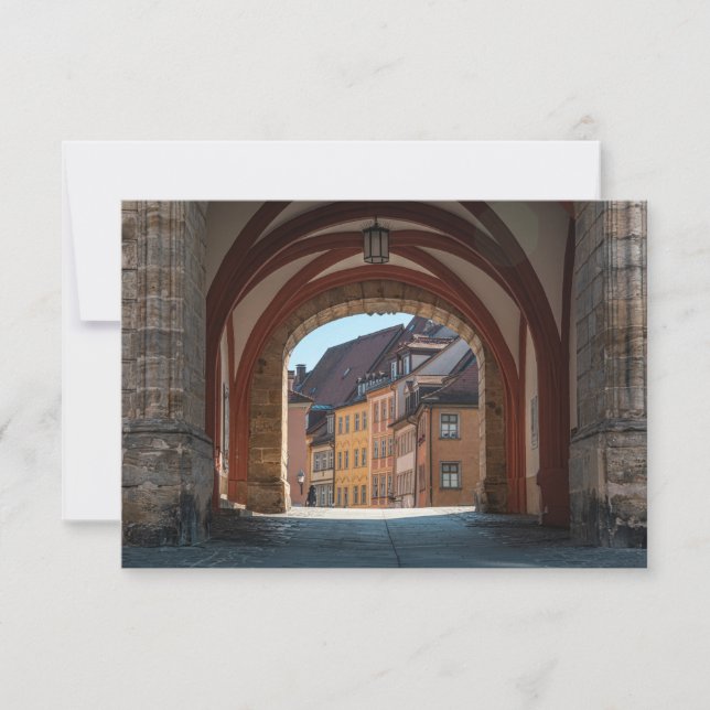 Carte Bamberg Allemagne (Devant)